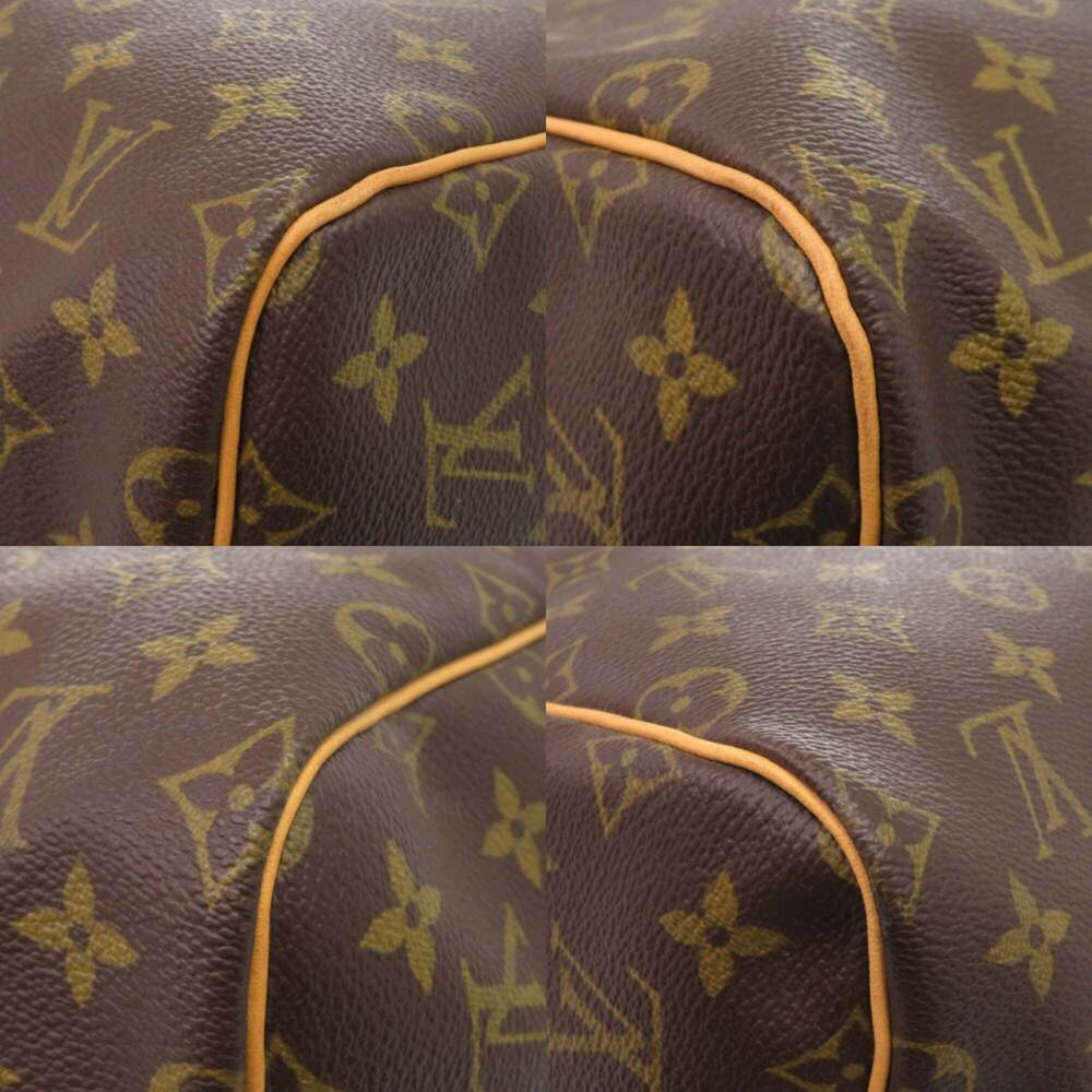 LOUIS VUITTON Brown Monogram Keepall 55 Boston Bag - Picture 4 of 10